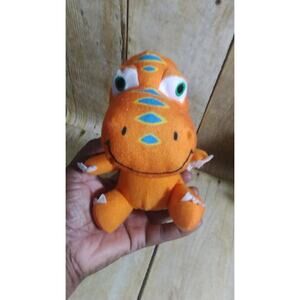 Dinosaur Train Henson PBS Kids Mini Buddy Orange T-Rex Tyrannosaurus Plush Toy